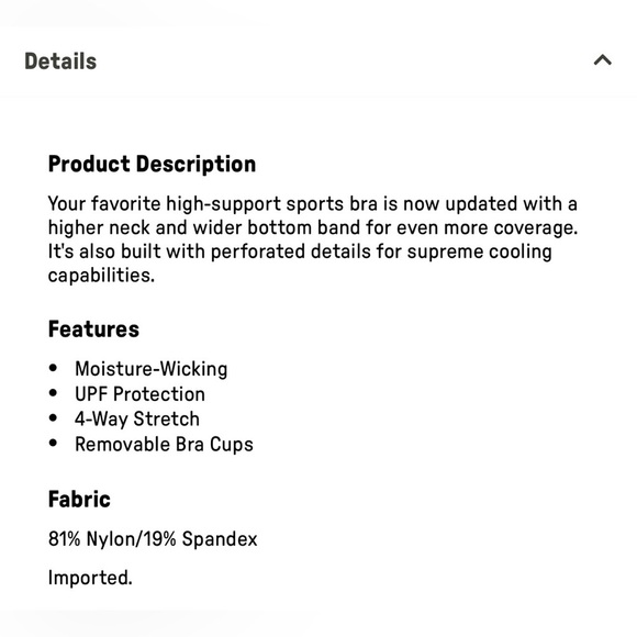 Fabletics Gray & Black No-Bounce High Impact Sports Bra Size S (See Description) - Picture 7 of 8